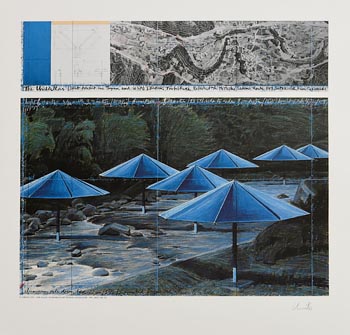 Christo, The Umbrellas at Morgan O'Driscoll Art Auctions