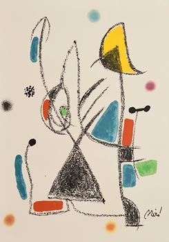 Joan Miro, Wonders with Acrostic Variations in Mir�'s Garden (Maravillas con Variaciones Acrosticas en el Jardin de Mir�) at Morgan O'Driscoll Art Auctions