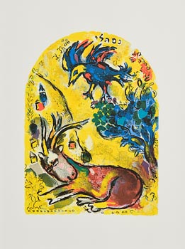 Marc Chagall, Jerusalem Windows - Tribe of Naphtali at Morgan O'Driscoll Art Auctions