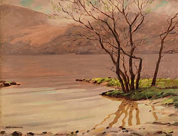 Sean O'Connor, Lower Lake from Maculagh, Killarney at Morgan O'Driscoll Art Auctions