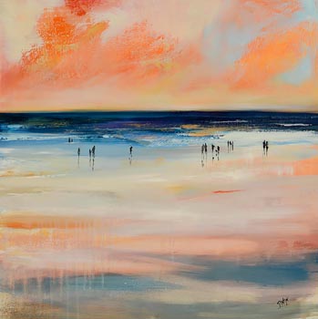 Paula McKinney, Coastal Sunset at Morgan O'Driscoll Art Auctions