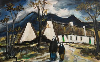 Markey Robinson, Shawlies Returning Home at Morgan O'Driscoll Art Auctions