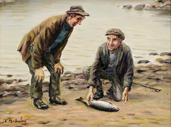Charles J. McAuley, Salmon Poachers at Morgan O'Driscoll Art Auctions