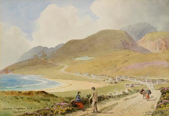 Joseph William Carey, Slieve Crogbawn, Achill (1935) at Morgan O'Driscoll Art Auctions