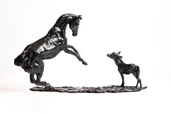 Siobhan Bulfin, Donkey Foal and Racehorse at Morgan O'Driscoll Art Auctions