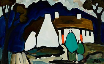 Markey Robinson, Shawlies Returning Home at Morgan O'Driscoll Art Auctions