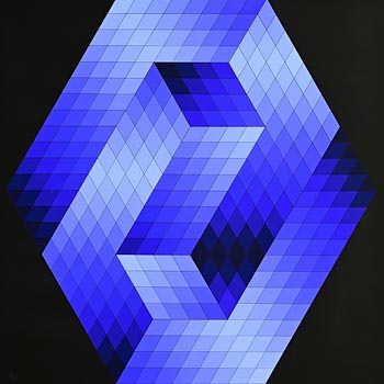 Victor Vasarely, Optical Composition at Morgan O'Driscoll Art Auctions