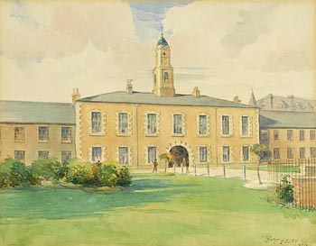 Frank McKelvey, The White Linen Hall, Belfast (1917) at Morgan O'Driscoll Art Auctions