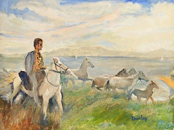 Ronald Ossory Dunlop, Connemara Ponies at Morgan O'Driscoll Art Auctions