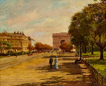 Georges Stein, Arc de Triomphe at Morgan O'Driscoll Art Auctions