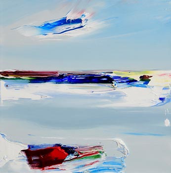 Majella O'Neill Collins, Calm and Windy Seas, Sherkin Island (2022) at Morgan O'Driscoll Art Auctions