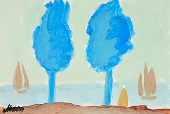 Markey Robinson, Watching From the Shore at Morgan O'Driscoll Art Auctions