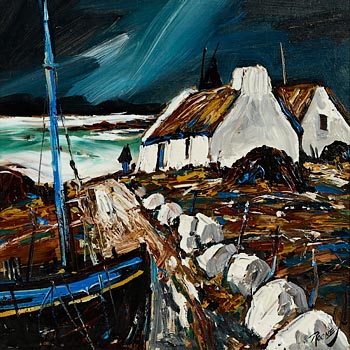 J.P. Rooney, The Wife of the Fisherman at Morgan O'Driscoll Art Auctions