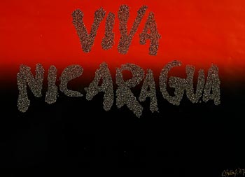 Robert Ballagh, Viva Nicaragua (1987) at Morgan O'Driscoll Art Auctions