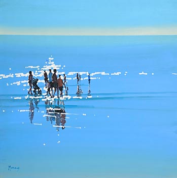 John Morris, Sunlit Beach at Morgan O'Driscoll Art Auctions