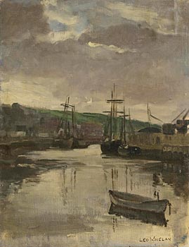 Leo Whelan, Wicklow Harbour at Morgan O'Driscoll Art Auctions