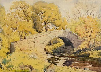 Margaret Clarke, Stepped Foot Bridge, North Leinster at Morgan O'Driscoll Art Auctions