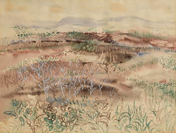 George Campbell, Winter Landscape Near Cordoba No.19 at Morgan O'Driscoll Art Auctions
