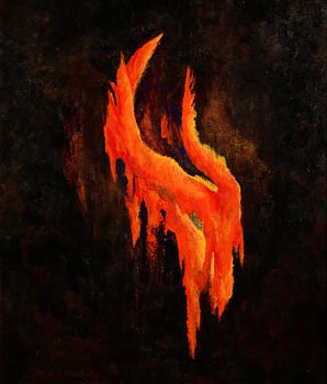 Carmel Mooney, Fire Flow at Etna at Morgan O'Driscoll Art Auctions