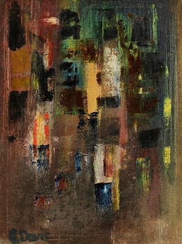 Gerald Davis, Cityscape (1961) at Morgan O'Driscoll Art Auctions