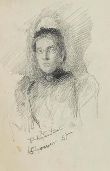 John Butler Yeats, Portrait of a Lady at Morgan O'Driscoll Art Auctions