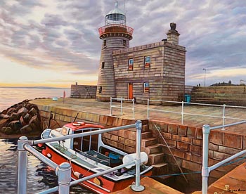 Fergus Shannon, Howth Light House (2020) at Morgan O'Driscoll Art Auctions