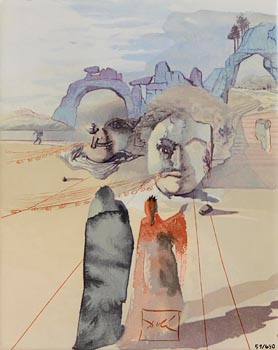 Salvador Dali, The Avaricious from The Divine Comedy at Morgan O'Driscoll Art Auctions
