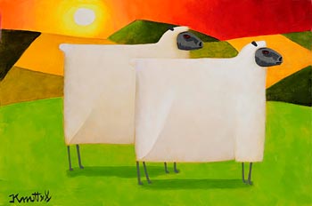 Graham Knuttel (1954-2023), Here's Looking at Ewe at Morgan O'Driscoll Art Auctions