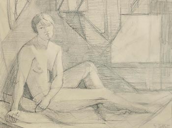 Mainie Jellett, Seated Nude at Morgan O'Driscoll Art Auctions
