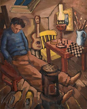 Arthur Armstrong, No. 2 Attic Interior at Morgan O'Driscoll Art Auctions