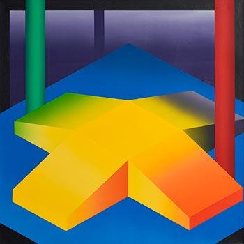 Francis Tansey, Structural Yellow (1987-88) at Morgan O'Driscoll Art Auctions