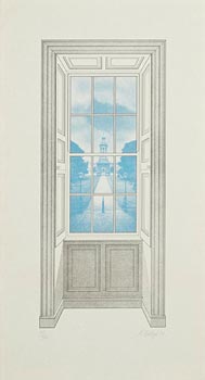 Robert Ballagh, View from the Rubicon (1983) at Morgan O'Driscoll Art Auctions