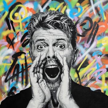 LA Hart, David Bowie - Scream (2022) at Morgan O'Driscoll Art Auctions