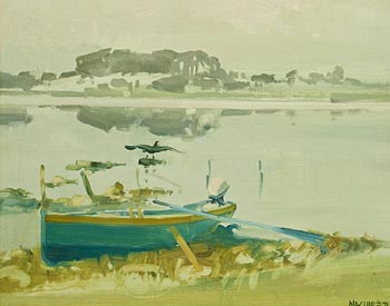 Cecil Maguire, Early Morning on Shannon (1971) at Morgan O'Driscoll Art Auctions
