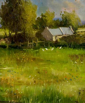 Norman J. McCaig, Farmhouse, Donabate (1982) at Morgan O'Driscoll Art Auctions