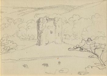 Jack Butler Yeats, West of Ireland Castle at Morgan O'Driscoll Art Auctions