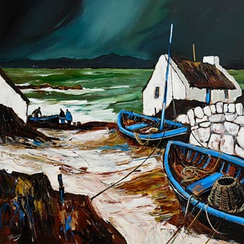 J.P. Rooney, Wild Atlantic Catch at Morgan O'Driscoll Art Auctions
