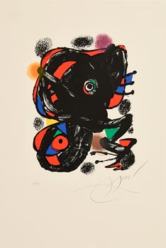 Joan Miro, Untitled (1973-75) at Morgan O'Driscoll Art Auctions