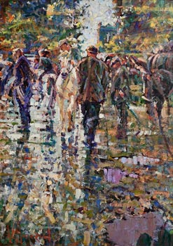 Arthur K. Maderson, A Grey Day, Tallow Horse Fair at Morgan O'Driscoll Art Auctions