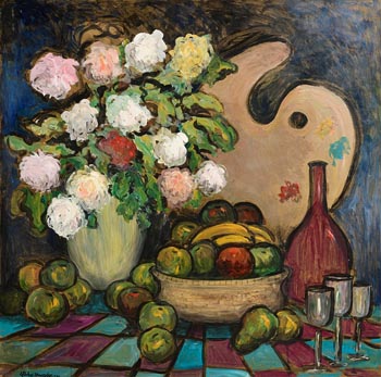 Gladys MacCabe, Still Life with Artist's Palette at Morgan O'Driscoll Art Auctions