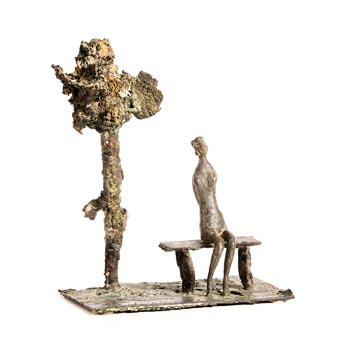 Edward Delaney, Figure Beside a Tree at Morgan O'Driscoll Art Auctions