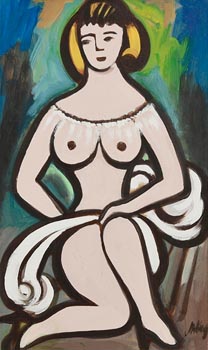 Markey Robinson, The Seated Lady at Morgan O'Driscoll Art Auctions