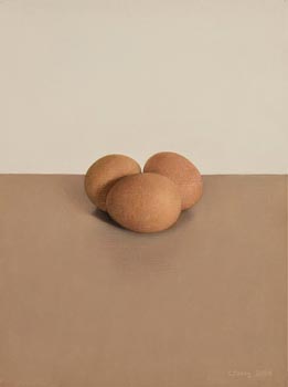 Comhghall Casey, Three Eggs (2006) at Morgan O'Driscoll Art Auctions