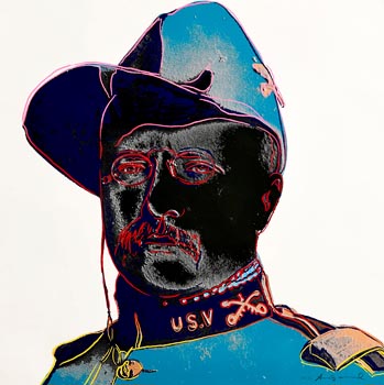 Andy Warhol, Teddy Roosevelt (1986) at Morgan O'Driscoll Art Auctions