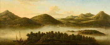 18th Century Irish School, Extensive Lake Scene (Possibly Killarney) at Morgan O'Driscoll Art Auctions