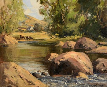 Maurice Canning Wilks, On the Dun River, Cushendun, Co Antrim at Morgan O'Driscoll Art Auctions