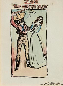 Jack Butler Yeats, Zoe the White Slave (c.1904) at Morgan O'Driscoll Art Auctions