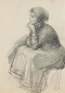 John Butler Yeats, Portrait of Mary Walker at Morgan O'Driscoll Art Auctions