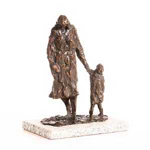 Melanie Le Brocquy, Mother and Child Walking at Morgan O'Driscoll Art Auctions