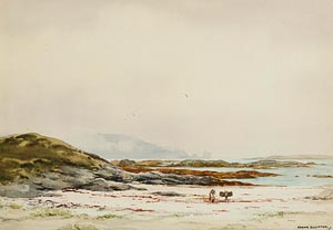 Frank J. Egginton, Harvesting Seaweed, Rosbeg, Co Donegal at Morgan O'Driscoll Art Auctions
